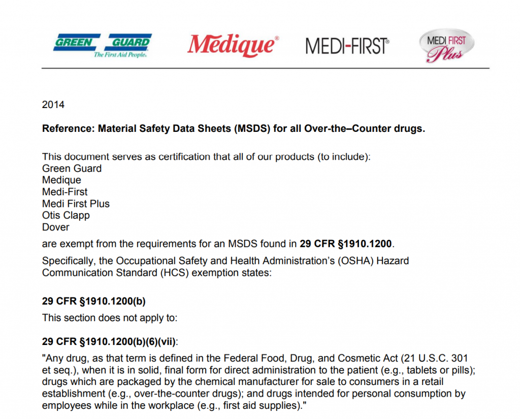 Motion Sickness 50/Box Certified Safety