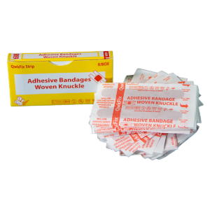 QF Adhesive Bandages Woven Knuckle - 8 Box - Sterile