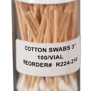 Cotton Swabs - 3" - 100/vial