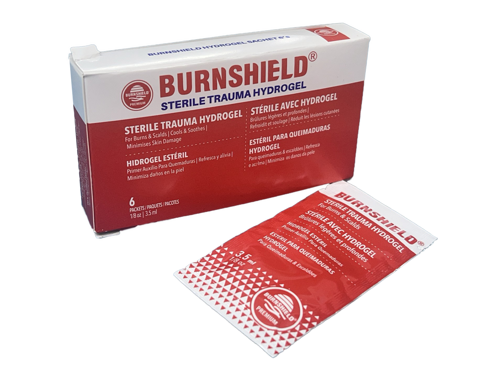Burn Hydrogel Pouch 3.5 g - 6 Box - Sterile
