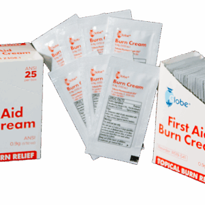 First Aid Burn Cream 0.9 g 25 Box