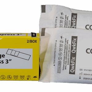 QF Bandage Compress 3" - 2 Box - Sterile