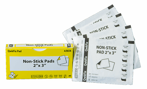 Non-Stick Pads - 2"x 3" - STERILE