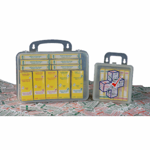 QF Strips Assortment Bandage Kit 16 Poly Clear