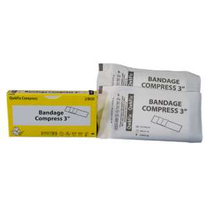 623 QF Bandage Compress 3" 2/Box