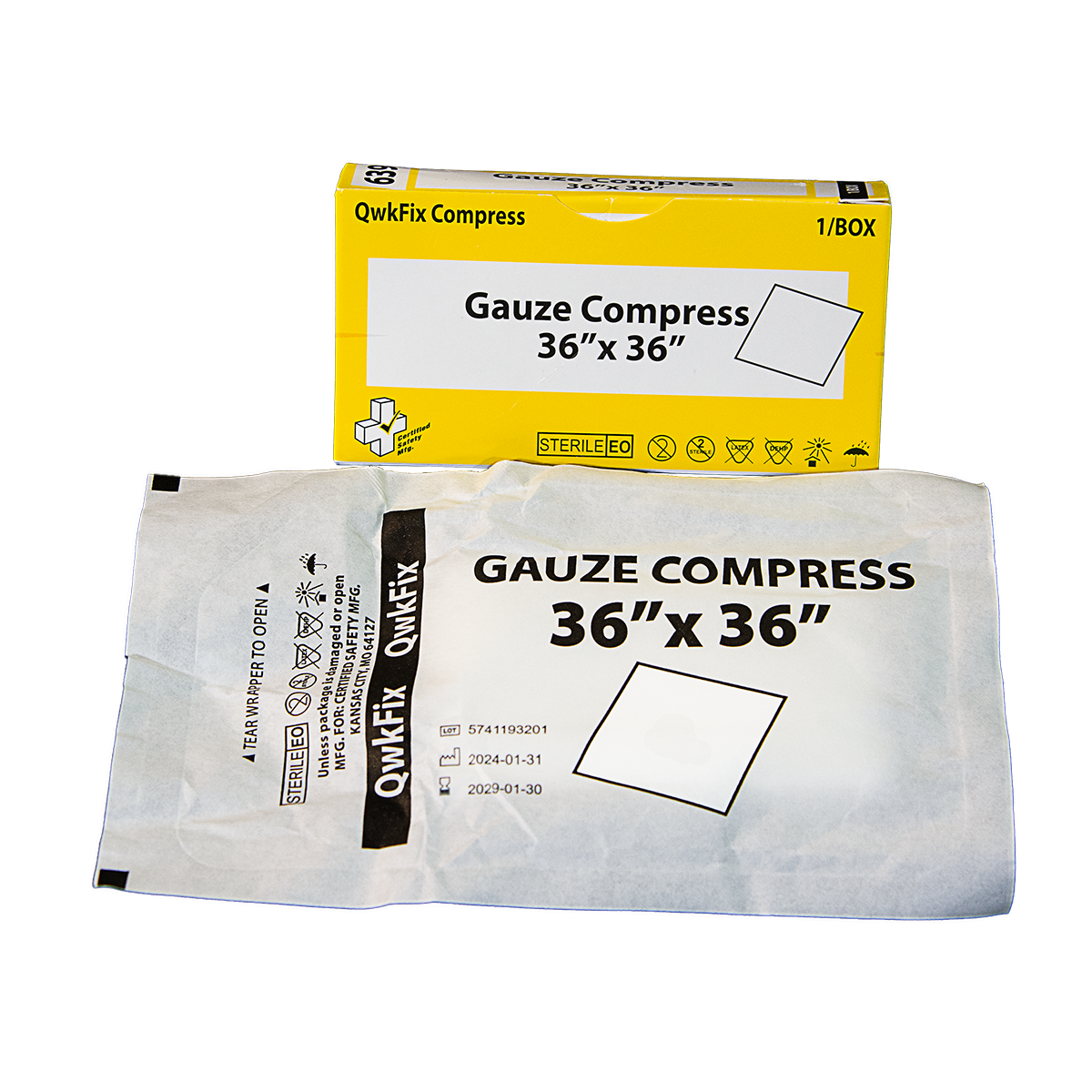 639 QF Gauze Compress 36" x 36"