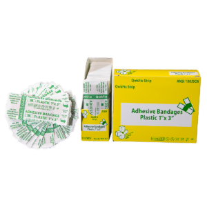 QF Strips 1" x 3" Plastic 100/Box Sterile