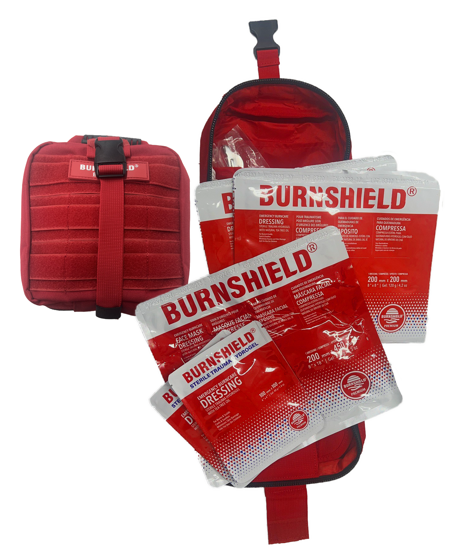 Burn Dressings Small Velcro Bag