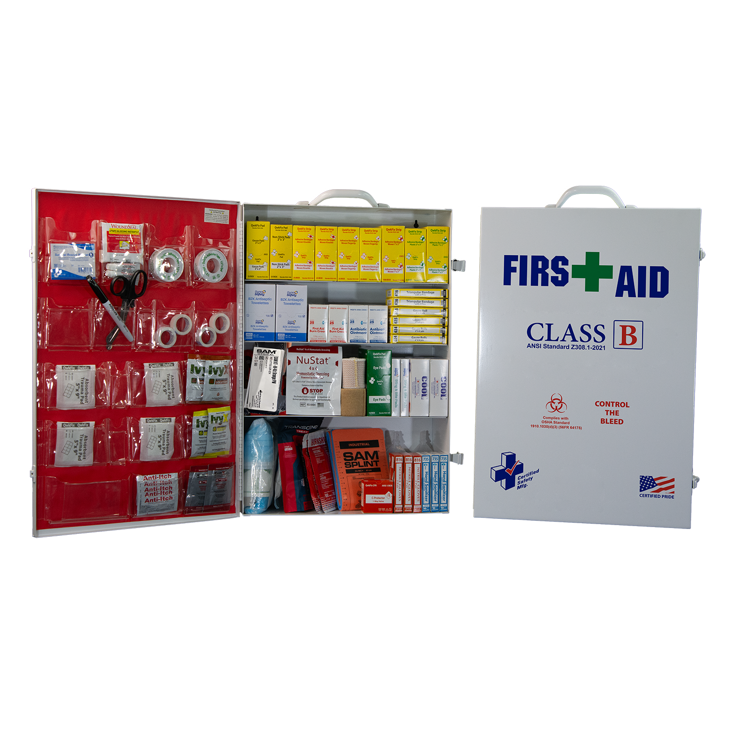 Class B 21 ANSI & BBP & CTB 4 Shelf Cabinet