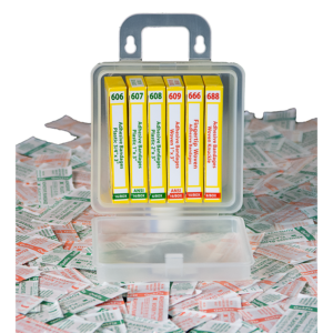 QF Strips Assortment Bandage Kit 6 Poly Clear