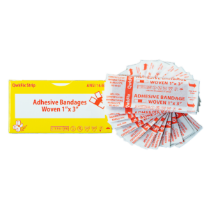 QF Adhesive Bandages Woven 1"x 3" - 16 Box - Sterile