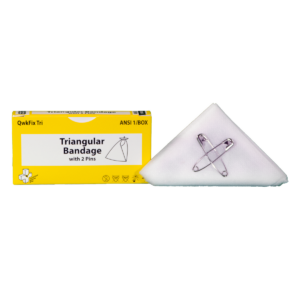 QF Triangular Bandage & Pins - 1 Box