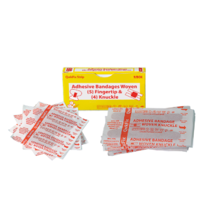 QF Adhesive Bandages Fingertip-5 & Knuckle-4 - 9 Box - Sterile