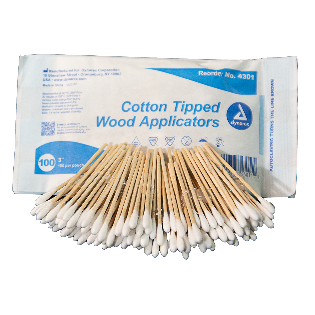 Cotton Swabs 3" - 100 pkg