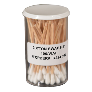 Cotton Swabs 3" - 100 vial