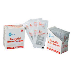 First Aid Burn Cream 0.9 g - 25 Box